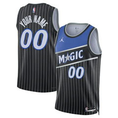 NBA - Orlando Magic Jordan Brand Unisex Swingman Custom Jersey - Statement Edition - Black