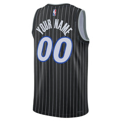 NBA - Orlando Magic Jordan Brand Unisex Swingman Custom Jersey - Statement Edition - Black