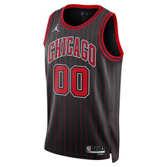 NBA - Chicago Bulls Jordan Brand Unisex Swingman Custom Jersey - Statement Editi- Black