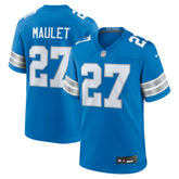 Arthur Maulet Detroit Lions Team Game Jersey Blue - Nike