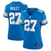 Arthur Maulet Detroit Lions Women's Team Game Jersey Blue - Nike