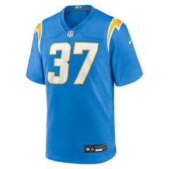 Isas Waxter Los Angeles Chargers Team Game Jersey Powder Blue - Nike