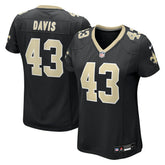 Michael Davis New Orleans Saints Women's Team Game Jersey Black - Nike
