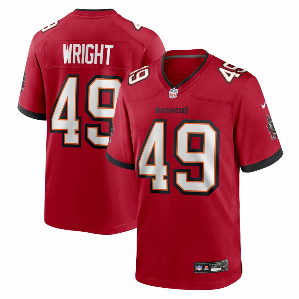 Owen Wright Tampa Bay Buccaneers Team Game Jersey Red - Nike