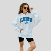 Detroit Lions Gameday Couture Women's Fan Edition Premium Weight Hoodie Ash - NFL