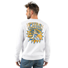 Los Angeles Chargers Starter Classic Puro Crew Neck Sweatshirt White - NFL