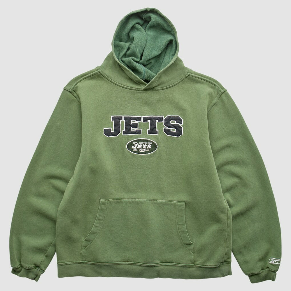 New York Jets Reebok 2000s Pullover Sweatshirt Green Vintage - Fanatics