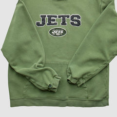 New York Jets Reebok 2000s Pullover Sweatshirt Green Vintage - Fanatics