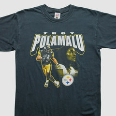 Pittsburgh Steelers NFL 2000s T-Shirt Black Vintage - Fanatics