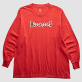 Tampa Bay Buccaneers NFL 2000s Long Sleeve T-Shirt Red Vintage - Fanatics