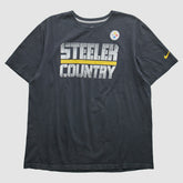 Pittsburgh Steelers 2010s T-Shirt Black Vintage - Fanatics