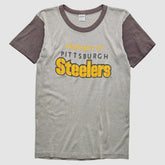 Pittsburgh Steelers Trench 80s T-Shirt Heather Gray Vintage - Fanatics