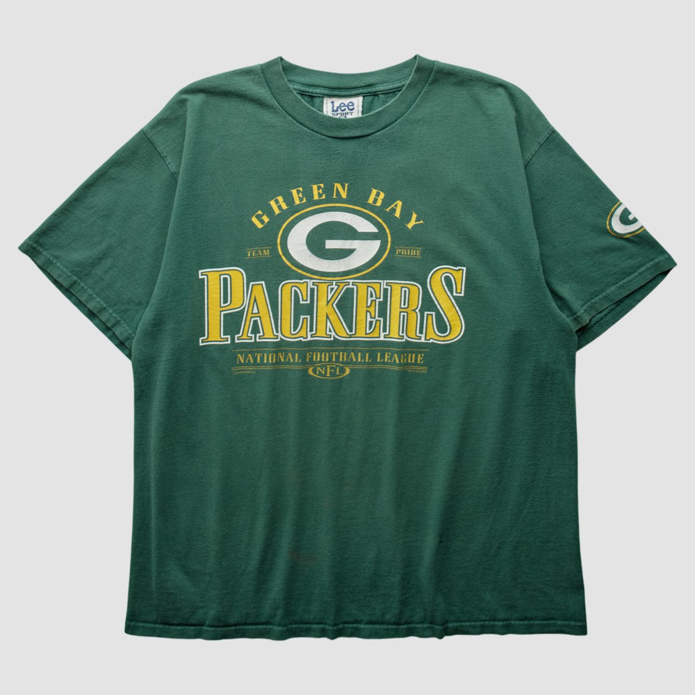Green Bay Packers Lee Apparel 90s T-Shirt Green Vintage - Fanatics