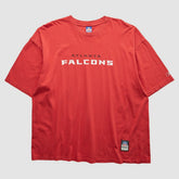 Atlanta Falcons Reebok 2000s T-Shirt Red Vintage - Fanatics