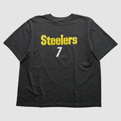 Pittsburgh Steelers Reebok 2000s T-Shirt Black Vintage - Fanatics