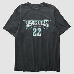 Philadelphia Eagles Reebok 2000s T-Shirt Black Vintage - Fanatics