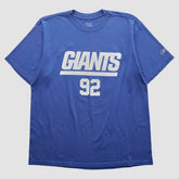 New York Giants Reebok 2000s T-Shirt Blue Vintage - Fanatics