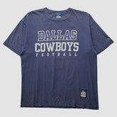 Dallas Cowboys Reebok 2000s T-Shirt Navy Vintage - Fanatics