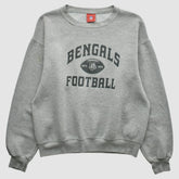 Cincinnati Bengals NFL 2000s Pullover Sweatshirt Heather Gray Vintage - Fanatics