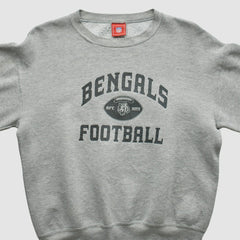 Cincinnati Bengals NFL 2000s Pullover Sweatshirt Heather Gray Vintage - Fanatics
