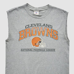 Cleveland Browns 2000s Tank Heather Gray Vintage - Fanatics