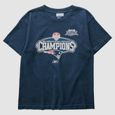 New England Patriots Reebok 2004 T-Shirt Navy Vintage - Fanatics