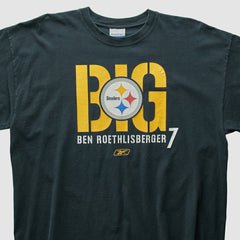 Pittsburgh Steelers Reebok 2000s T-Shirt Black Vintage - Fanatics