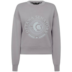 Ottawa Senators - Levelwear Women's Slate & Snow Sponge Tri-Blend Sweatshirt Gray