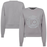 Philadelphia Flyers - Levelwear Women's Slate & Snow Sponge Tri-Blend Sweatshirt Gray