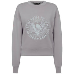 Pittsburgh Penguins Levelwear Women's Slate & Snow Sponge Tri-Blend Sweatshirt Gray