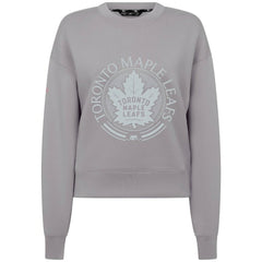 Toronto Maple Leafs - Levelwear Women's Slate & Snow Sponge Tri-Blend Sweatshirt Gray