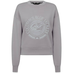 Columbus Blue Jackets - Levelwear Women's Slate & Snow Sponge Tri-Blend Sweatshirt Gray