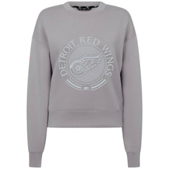 Detroit Red Wings - Levelwear Women's Slate & Snow Sponge Tri-Blend Sweatshirt Gray