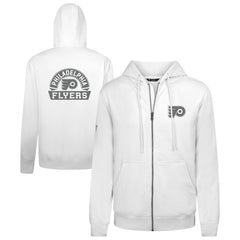 Philadelphia Flyers - Levelwear Podium Chenille Logo Full-Zip Hoodie White