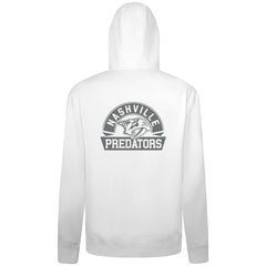 Nashville Predators - Levelwear Podium Chenille Logo Full-Zip Hoodie White