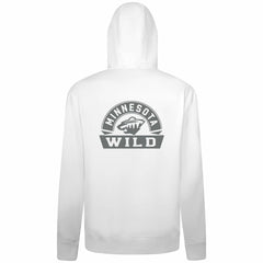 Minnesota Wild - Levelwear Podium Chenille Logo Full-Zip Hoodie White