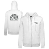 Utah Mammoth - Levelwear Podium Chenille Logo Full-Zip Hoodie White