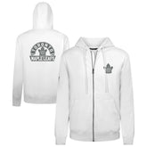 Toronto Maple Leafs - Levelwear Podium Chenille Logo Full-Zip Hoodie White