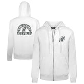 New Jersey Devils - Levelwear Podium Chenille Logo Full-Zip Hoodie White