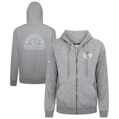 Chicago Blackhawks Levelwear Podium Banner Arch Full-Zip Hoodie Gray