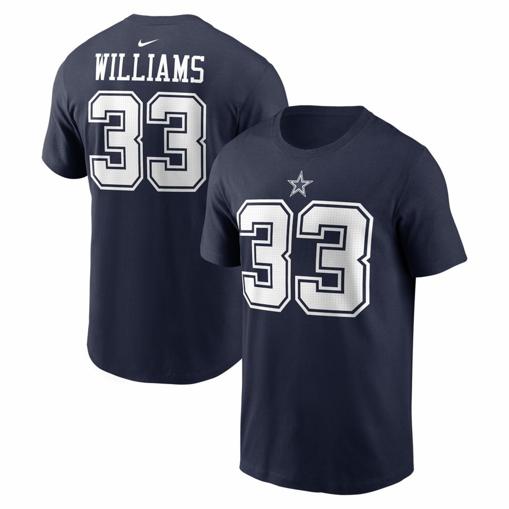 Javonte Williams Dallas Cowboys Name & Number T-Shirt Navy - Nike