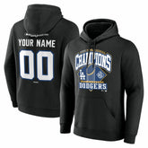 Los Angeles Dodgers 2025 World Series Champions Custom Name & Number Hoodie Online