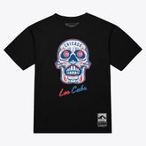 Chicago Cubs Mitchell & Ness Women's Sugar Skull Boxy T-Shirt Near Me