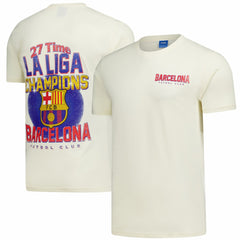 Barcelona Peace Collective Unisex Champion T-Shirts - Cream
