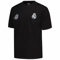 Real Madrid Peace Collective Unisex European Champions Heavyweight T-Shirts - Black