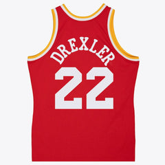 Mitchell & Ness - Clyde Drexler Houston Rockets 1994/95 Swingman Jersey - Red