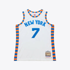 Mitchell & Ness - Carmelo Anthony New York Knicks 2015-16 Hardwood Classics Authentic Jersey - White
