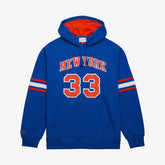 Mitchell & Ness - Patrick Ewing New York Knicks Name & Number Hoodie - Blue