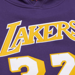 Mitchell & Ness - Magic Johnson Los Angeles Lakers Name & Number Hoodie - Purple