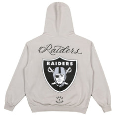 Las Vegas Raiders Born x Raised Unisex Fine Line Hoodie Silver - NFL
